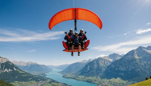 Découvrez le saut en parapente à Annecy : sensations garanties !